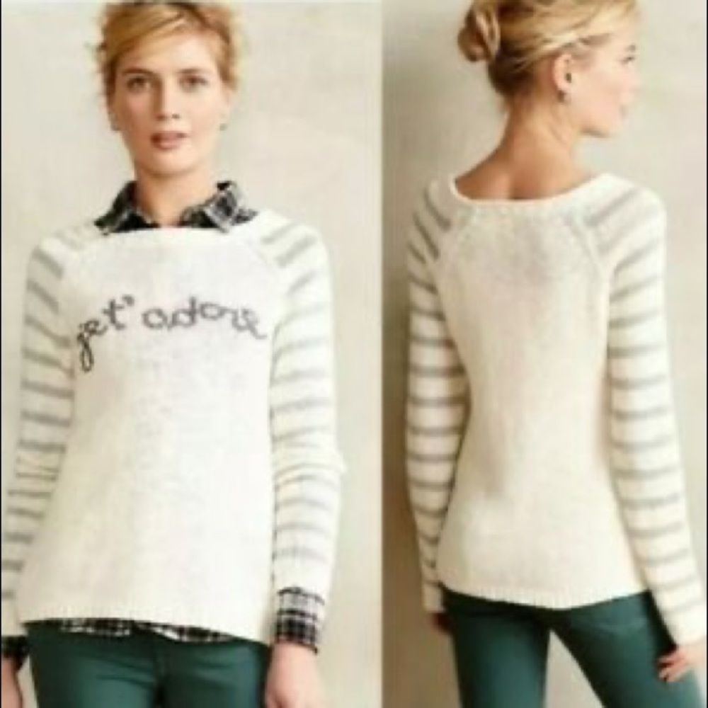 Anthropologie moth collection get adore sweater
